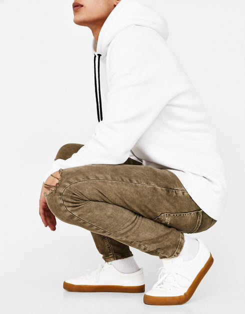 Super skinny ripped jeans